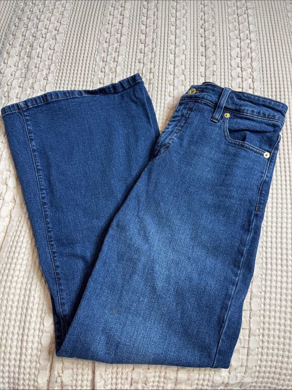 INC Wide Leg Jeans Women's Dark Blue Sz 8P